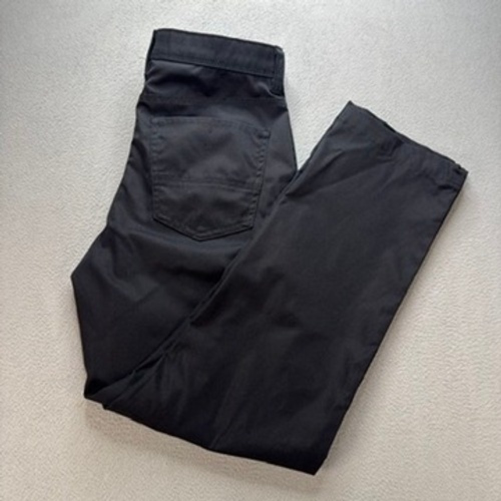 Copper & Oak Straight Leg Tech Chino Pants Mens 30x30 (FIT 31x29) Black Utility